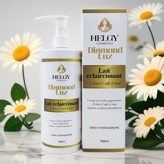 Lait Corporel Éclaircissant Diamond Lux - Helgy Cosmetics